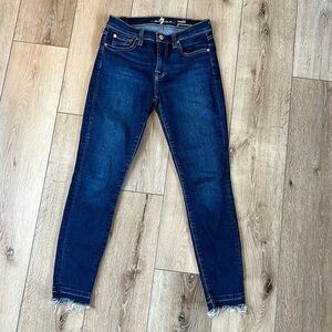 7 For All Mankind Guenevere Skinny Ankle Jeans